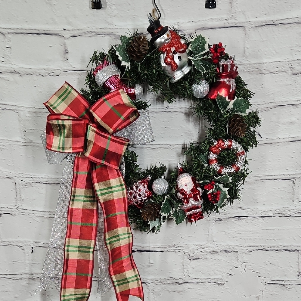 Vintage Inspired Christmas Wreath
